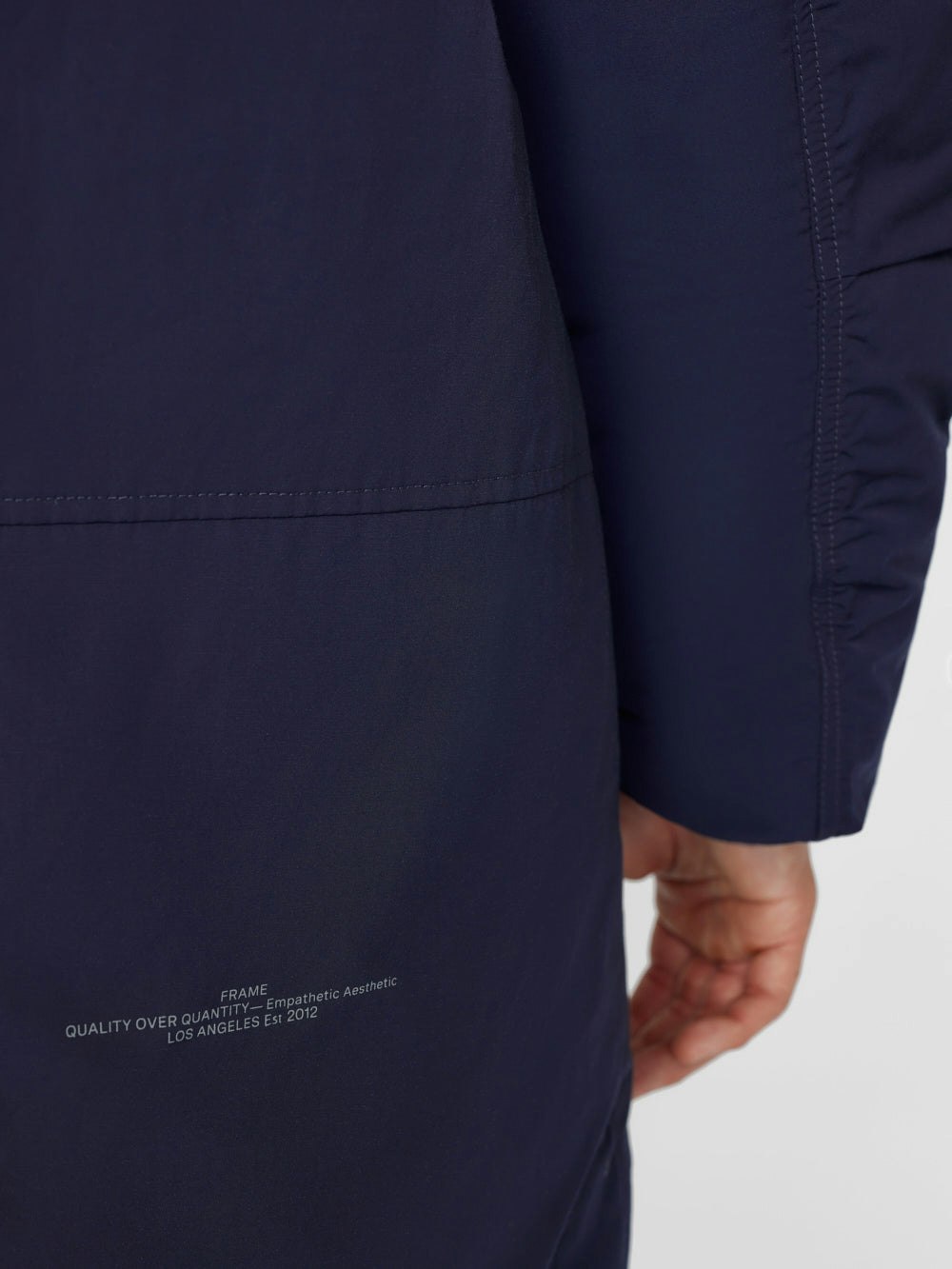 coat side detail view